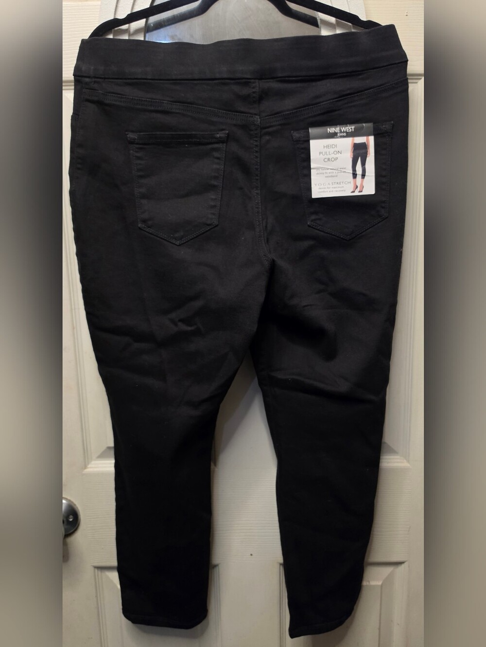 Nine West Black Heidi Skinny Ankle Pants - Picture 2 of 5